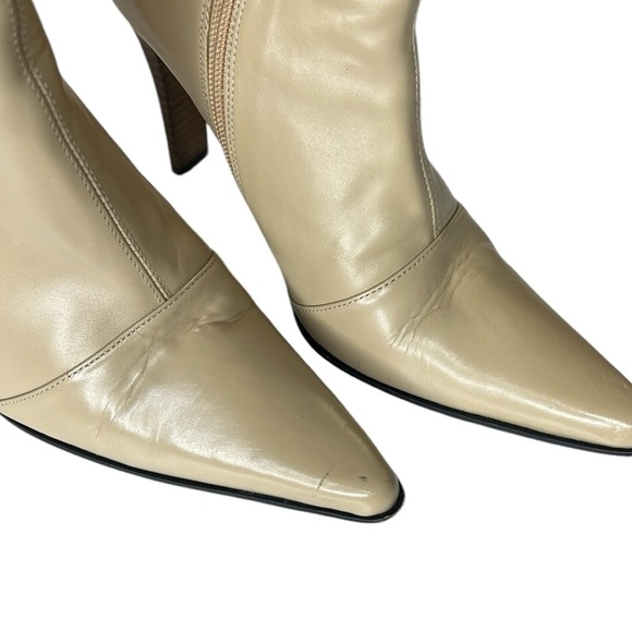 NYLA Kate Leather Boot Tan - Picture 6 of 7